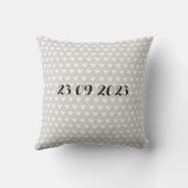 Gepersonaliseerde witte doves Weddenschap Gift Cus Kussen (Achterkant)