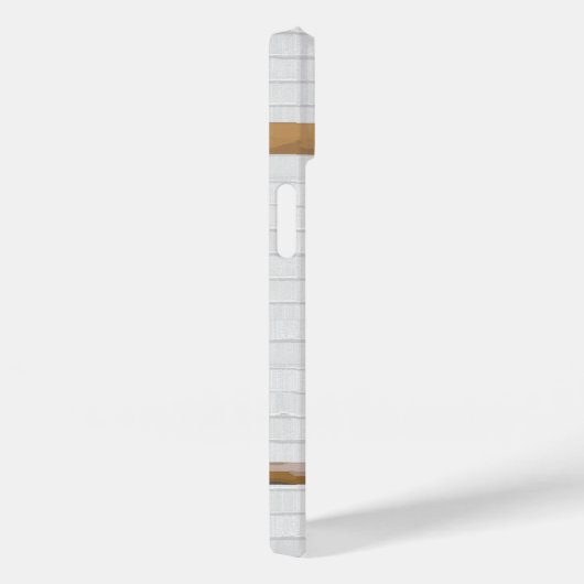 Gepersonaliseerde witte en rode Basketball Jersey Case-Mate iPhone Case (Achterkant / Rechts)