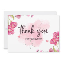 Gepersonaliseerde witte en roze waterverfkwast