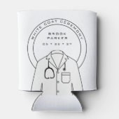Gepersonaliseerde witte jas ceremonie koeler (Achterkant)