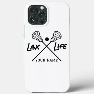 Gepersonaliseerde witte LAX (Lacrosse) Life iPhone Case-Mate iPhone Case
