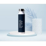 Gepersonaliseerde witte lettertypen met Motivatie  Waterfles<br><div class="desc">Gepersonaliseerde motivatie citaten witte lettertypen Waterfles. Je moet jouw naam bewerken met deze waterfles.</div>
