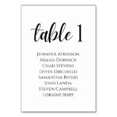 Gepersonaliseerde witte moderne elegantie bruiloft kaart (Voorkant)