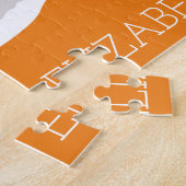 Gepersonaliseerde Witte Pet French Bulldog Legpuzzel (Zijkant)