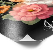 Gepersonaliseerde witte Schattigee kitten kat in b Foto Afdruk (Hoek)