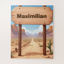 Gepersonaliseerde woestijnweg Kinder