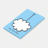 Gepersonaliseerde Wolk op een Koord Post-it® Notes (Schuin)