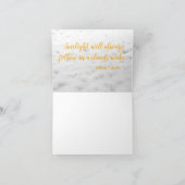 Gepersonaliseerde Wolken met Citaat Notitiekaartje (Binnen)