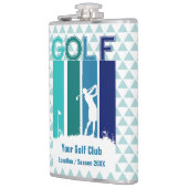 Gepersonaliseerde woman Golfer-fles Heupfles (Links)