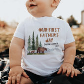 Gepersonaliseerde Woodland 1e Vaderdag