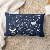Gepersonaliseerde Woodland Baby Boy Nursery Birth  Kussen (Deken)