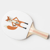 Gepersonaliseerde Woodland Creatures Fox Tafeltennisbatje (Zijkant)