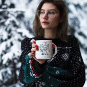 Gepersonaliseerde Woodland Forest Pine Tree vliegt Reisbeker