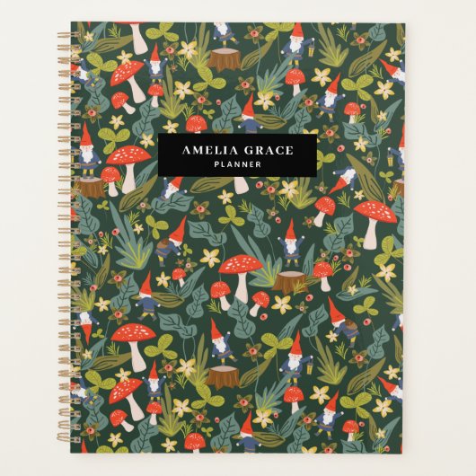 Gepersonaliseerde Woodland Gnomes Planner (Voorkant)