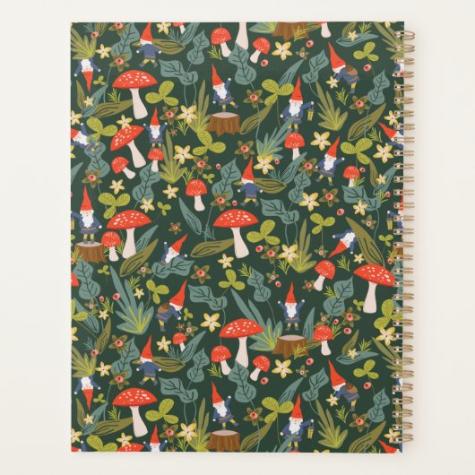 Gepersonaliseerde Woodland Gnomes Planner (Achterkant)