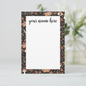 Gepersonaliseerde Woodland Notecards Bedankkaart (Staand voorkant)