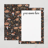 Gepersonaliseerde Woodland Notecards Bedankkaart (Voorkant / Achterkant)