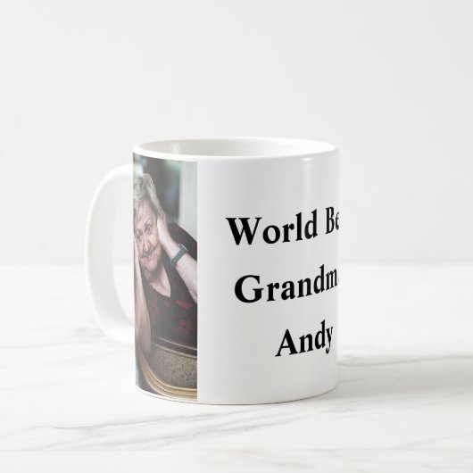 Gepersonaliseerde World Best Gma Coffee Mok (Voorkant links)