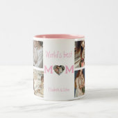 Gepersonaliseerde "World's Best Mom" Foto Mok (Center)