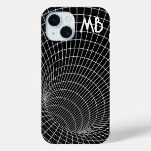 Gepersonaliseerde Wormhole telefoonhoes iPhone 15 Case