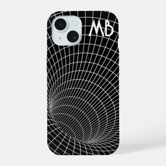 Gepersonaliseerde Wormhole telefoonhoes iPhone 15 Case (Achterkant)
