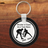 Gepersonaliseerde wresterende cadeaus voor rustell sleutelhanger (Voorkant)