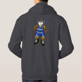 Gepersonaliseerde Wrestler Hoodie (Achterkant)