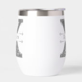 Gepersonaliseerde X Initiaal Silver Monogram Jouw (Links)