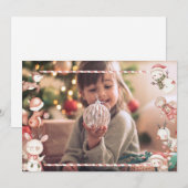 Gepersonaliseerde Xmas Kaart met personages (Voorkant / Achterkant)