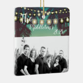 Gepersonaliseerde XMAS Ornament Beach Sunset Palm  (Rechts)