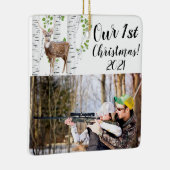 Gepersonaliseerde XMAS Ornament Herten Doe Buck Wo (Rechts)