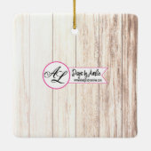 Gepersonaliseerde XMAS Ornament laarzen land rusti (Achterkant)