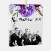 Gepersonaliseerde XMAS Ornament Lavendel Hibiscus  (Rechts)