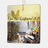 Gepersonaliseerde XMAS Ornament Sunny Morning Boer (Links)
