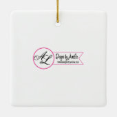 Gepersonaliseerde XMAS Ornament Sunny Morning Boer (Achterkant)