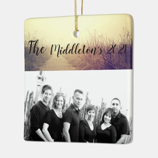 Gepersonaliseerde XMAS Ornament Sunrise Pathway Wa (Links)