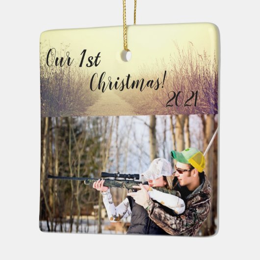 Gepersonaliseerde XMAS Ornament Sunrise Pathway Wa (Links)