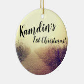 Gepersonaliseerde XMAS Ornament Sunrise Pathway Wa (Rechts)