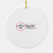 Gepersonaliseerde XMAS Ornament Sunrise Pathway Wa (Achterkant)
