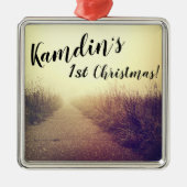 Gepersonaliseerde XMAS Ornament Sunrise Pathway Wa (Voorkant)