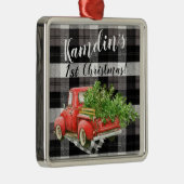 Gepersonaliseerde XMAS Ornament Truck Buffalo Plai (Rechts)