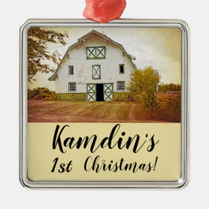 Gepersonaliseerde XMAS Ornament Zonsondergang Schu