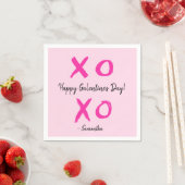 Gepersonaliseerde XOXO - Happy Galentine's Day Sch Servet (Insitu)