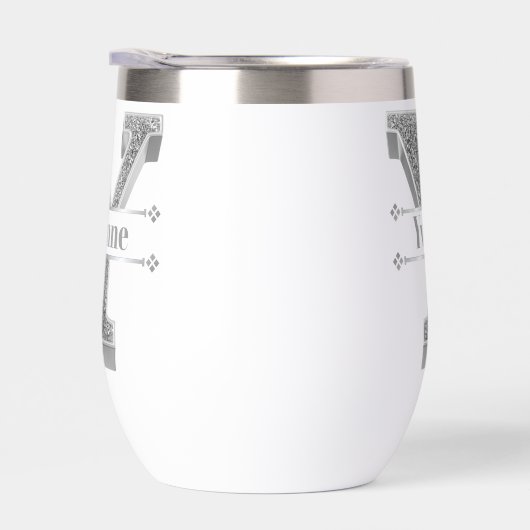 Gepersonaliseerde Y Initiaal Silver Monogram Jouw (Rechts)