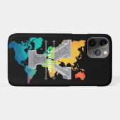 Gepersonaliseerde Y Initiaal Silver Monogram Jouw Case-Mate iPhone Case (Achterkant (horizontaal))