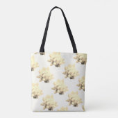 Gepersonaliseerde Yellow Flower Confetti Tote Bag (Achterkant)