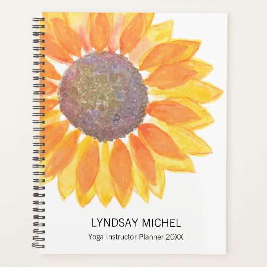 Gepersonaliseerde Yoga Instructor Planner 2023 (Voorkant)