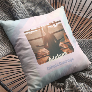 Gepersonaliseerde Yoga Lover Leraar Moeder Vrouwen Kussen