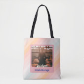 Gepersonaliseerde Yoga Lover Leraar Moeder Vrouwen Tote Bag (Voorkant)