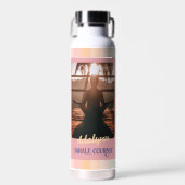 Gepersonaliseerde Yoga Lover Leraar Moeder Vrouwen Waterfles (Voorkant)